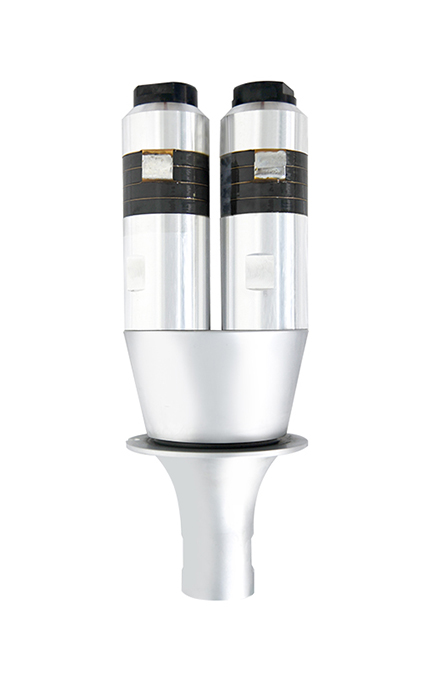 15kHz-4200W 新力源超聲波換能器 雙柱直筒(銀黑)